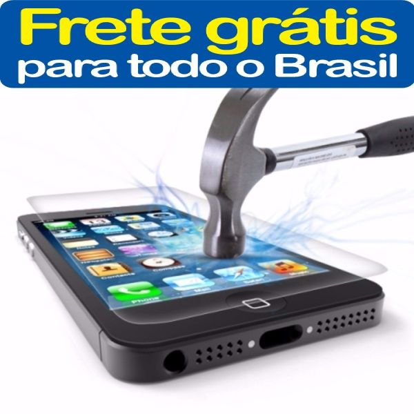 Película Vidro Temperado Glass-m Iphone 5 E 5s Escudo Apple